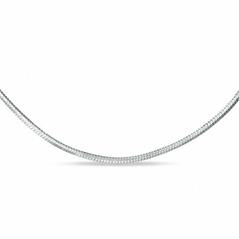 Diamond-Cut Silver Chain - Round Snake Chain Necklace 100% - 925 Sterling Silver