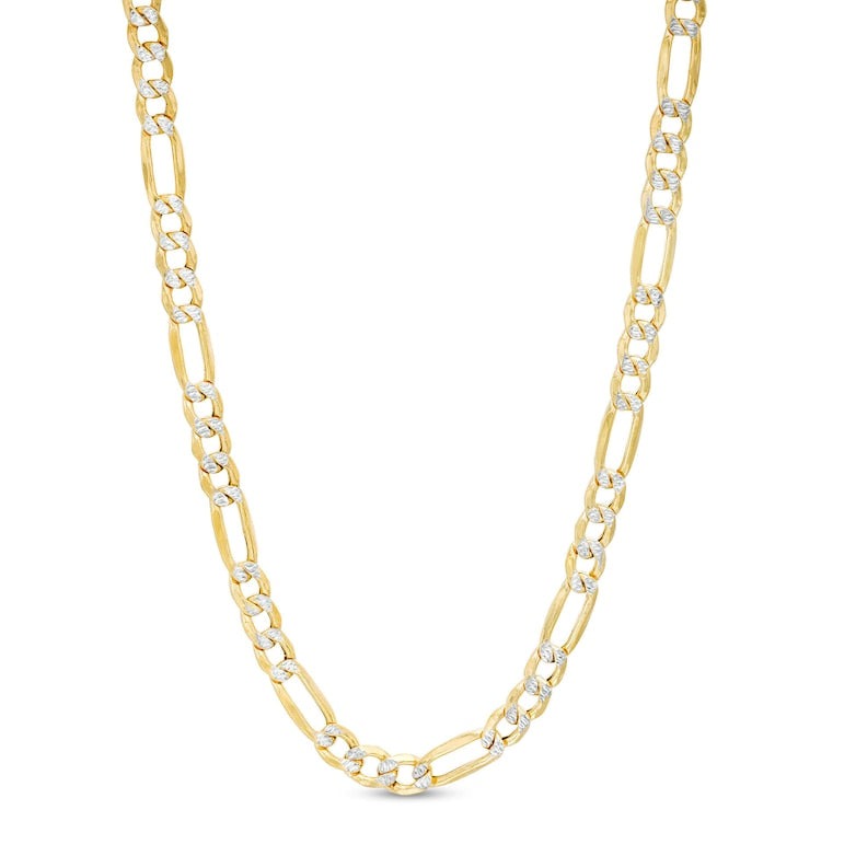 Gold Chain - Diamond Cut Figaro Chain 100% - 10K Gold