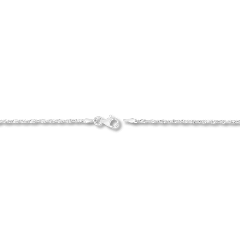 Sterling Silver Singapore Chain Necklace 100% - 925 Sterling Silver