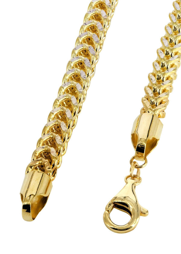 Gold Chain - Diamond Cut Franco Chain 100% - 10K Gold