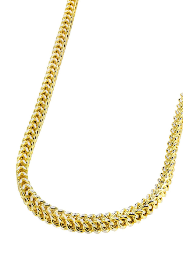 Gold Chain - Diamond Cut Franco Chain 100% - 10K Gold